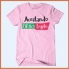 Camiseta - Aceitando beijo triplo na internet