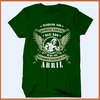 Camiseta Todos os homens nascem iguais os melhores nascem em abril - Camisetas Rápido Shop