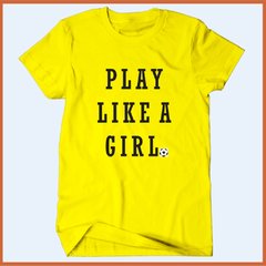 Camiseta Play like a girl - Jogue como uma garota - comprar online