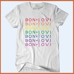 Camiseta Bon Jovi Arco-íris na internet