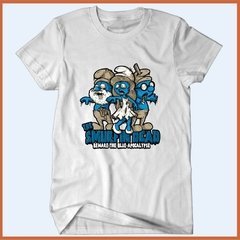 Camiseta Smurf Zombie na internet
