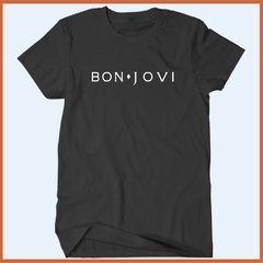 Camiseta Bon Jovi Logo na internet