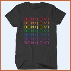 Camiseta Bon Jovi Arco-íris na internet