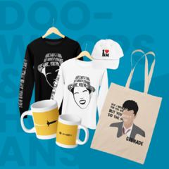 Kit personalizado Doo-Wops & Hooligans - camiseta, caneca, ecobag e boné