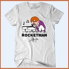 Camiseta Rocketman - Lino - Elton Jhon