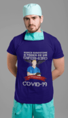 Camiseta Nunca subestime o poder de um Enfermeiro que luta contra a Covid-19 - comprar online