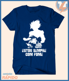 Camiseta Goku - estou sempre com fome