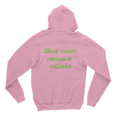 Moletom Canguru Love Never Makes a Mistake - comprar online