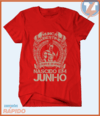 Camiseta Nunca subestime o poder de um homem nascido em junho - loja online