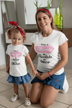 Camiseta Sou a Mãe do pacotinho de amor - mamãe na internet