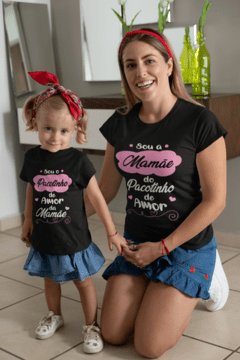 Camiseta Sou a Mãe do pacotinho de amor - mamãe - loja online