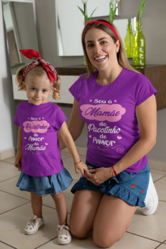 Camiseta Sou a Mãe do pacotinho de amor - mamãe