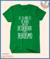 Camiseta Se tu não és de boas não vem desdeboar o meu deboísmo - Camisetas Rápido Shop