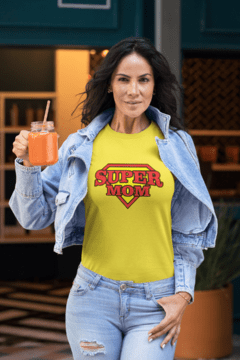 Camiseta Super mom - Camisetas Rápido Shop