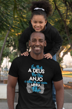 Camiseta Pedi a Deus por um Anjo - Camisetas Rápido Shop