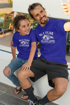 Camiseta Pai e Filho - Amigos para toda a Vida - Camisetas Rápido Shop