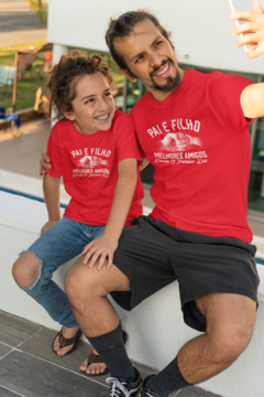 Camiseta Pai e Filho - Amigos para toda a Vida - comprar online