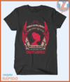 Camiseta Todas as mulheres nascem iguais mas as melhores nascem em outubro - Camisetas Rápido Shop