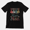 Camiseta Feminina - Fabricada em 1982. Eu não tenho 40 anos, tenho 18 mais 22 de experiência - Camisetas Rápido Shop