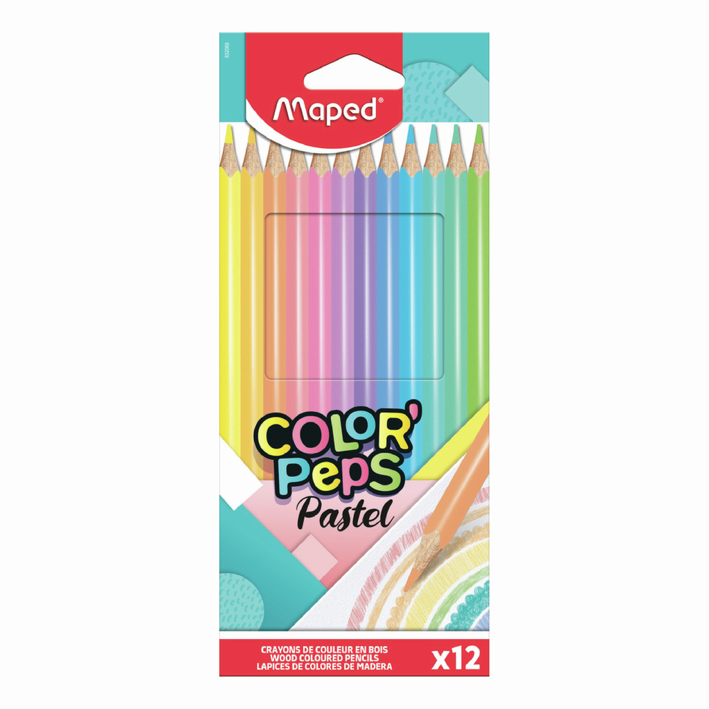 LAPICES DE COLORES STRONG MAPED EN CAJA X12