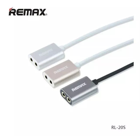 Cable Auxiliar Divisor 2x 3,5mm Remax Rl-205 Premium Gtia en internet