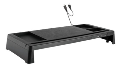 Base Ergonomica Escritorio One Box Ob-susb Organizador Usb