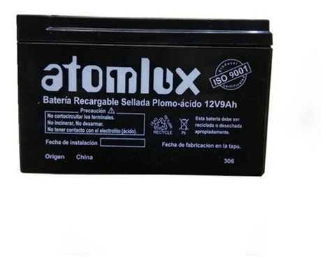 Bateria Para Ups Y Otros Usos 12v 9,0 Amper Atomlux Original