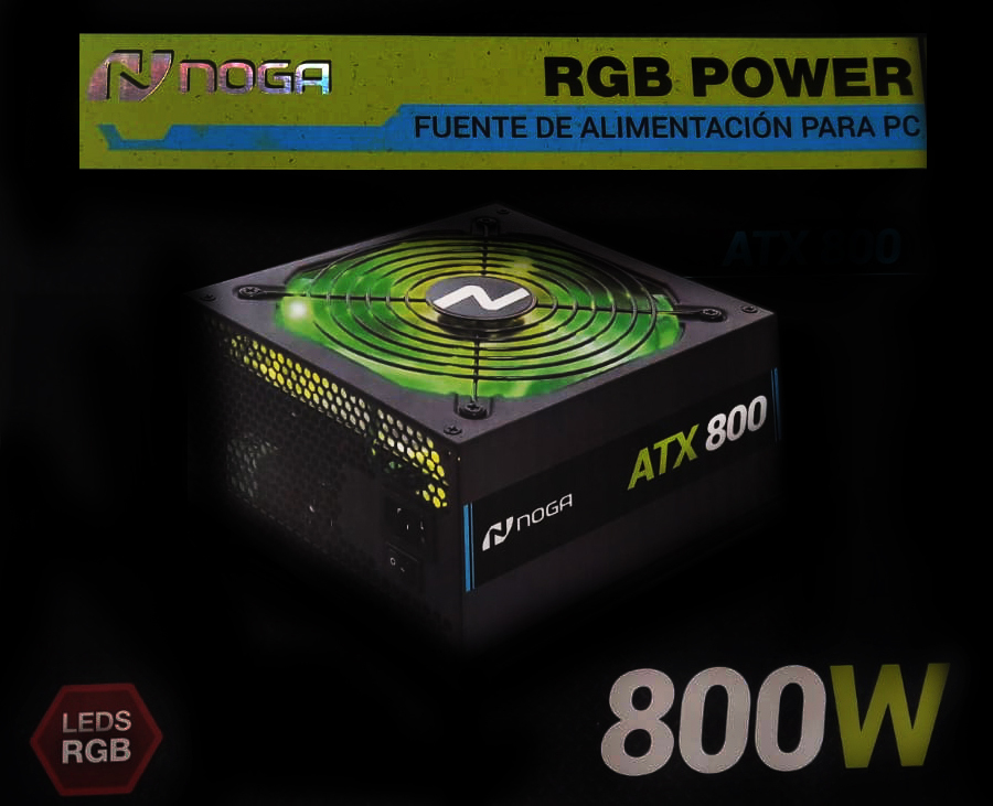 FUENTE ALIMENTACION PARA PC GAMER NOGANET ATX 600W SATA