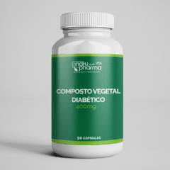 Composto Vegetal Diabetes - 400mg 60 cápsulas