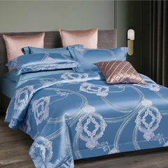 Duvet Real Satin Print Medallon + Plumón