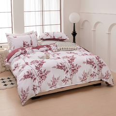 Forro Duvet Roma Print Ramillete Granate - comprar online