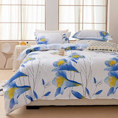 Forro Duvet Roma Print Floral Zafiro en internet