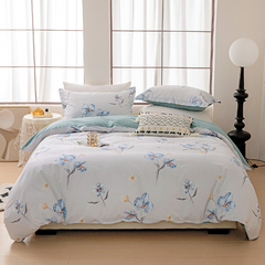 Duvet Real 100 % Algodón Print Orquidea Acuarela