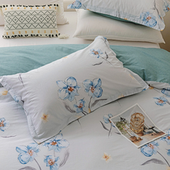 Duvet Real 100 % Algodón Print Orquidea Acuarela - Stanzia Home