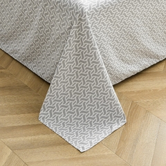 Forro Duvet Roma Mosaico Negro - tienda online