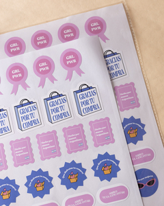 Stickers para tu packaging 2 - comprar online