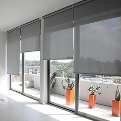 CORTINAS TECNOROLL / SUN-SCREEN PLATINUM / RIEL AMERICANO - Keops Decoraciones LK