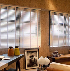 CORTINAS WOOD BLIND - VENECIANAS DE MADERA 50 MM / RIEL AMERICANO - comprar online