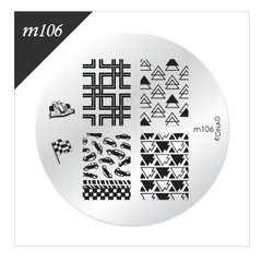Konad - Disco M106 - Stamping Nail Art - comprar online