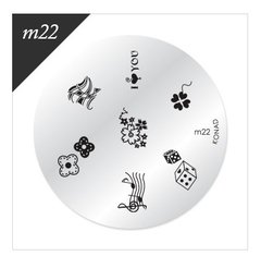 Konad - Disco M22 - Stamping Nail Art - comprar online