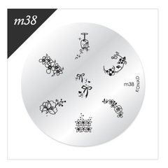 Konad - Disco M38 - Stamping Nail Art - comprar online