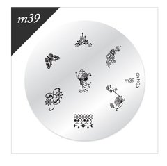 Konad - Disco M39 - Stamping Nail Art - comprar online