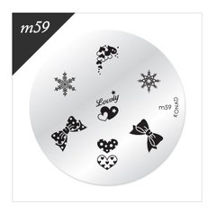 Konad - Disco M59 - Stamping Nail Art - comprar online