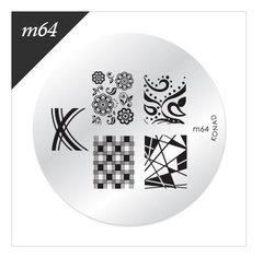 Konad - Disco M64 - Stamping Nail Art - comprar online