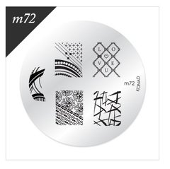 Konad - Disco M72 - Stamping Nail Art - comprar online