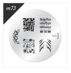 Konad - Disco M73 - Stamping Nail Art - comprar online