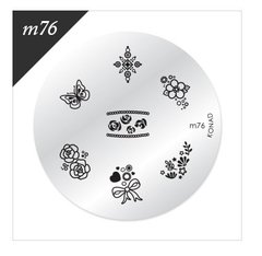 Konad - Disco M76 - Stamping Nail Art - comprar online