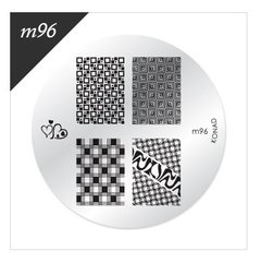 Konad - Disco M96 - Stamping Nail Art - comprar online