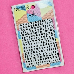 Stickers autoadhesivos ultrafinos - letras (varios colores)