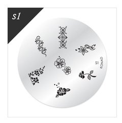 Konad - Disco S1 - Stamping Nail Art - comprar online